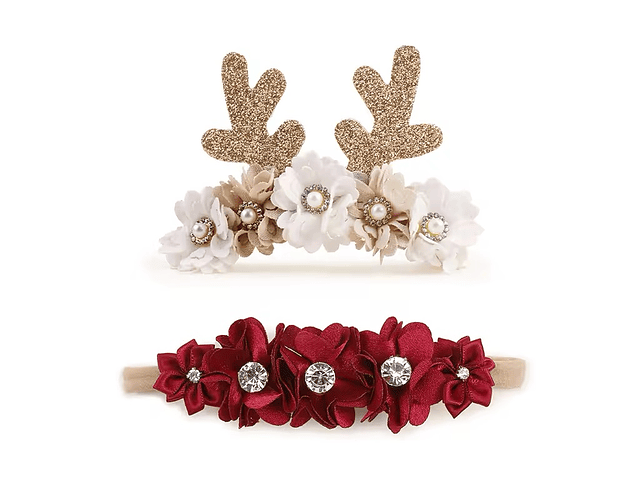 Diademas navideñas 