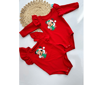 Body Minnie navideño