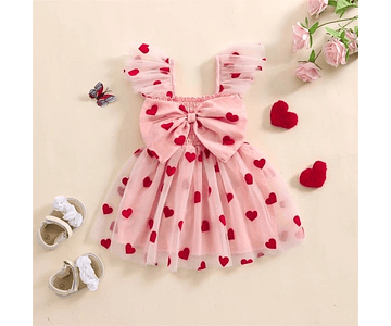 Vestido corazones  san Valentín 