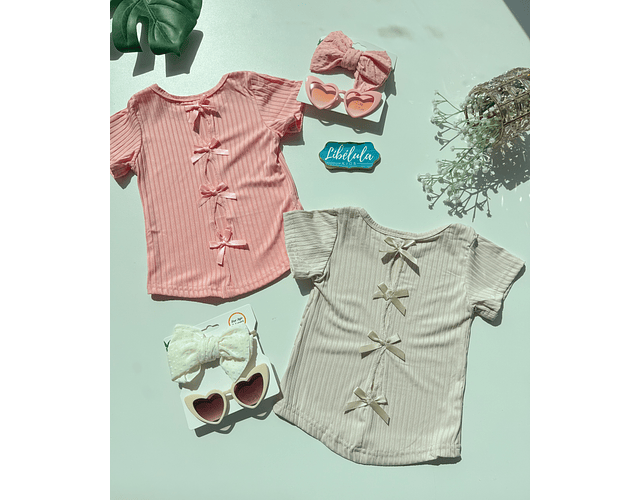 Polera coquette algodón 