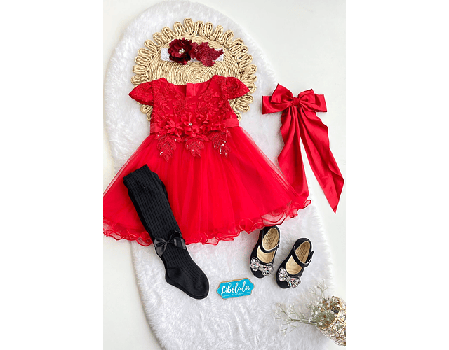 Vestido de Gala Annie rojo