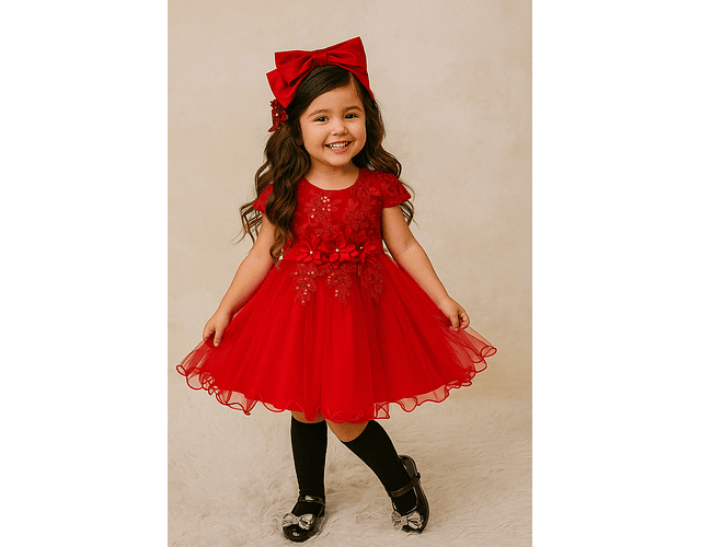 Vestido de Gala Annie rojo