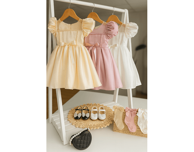 Vestido gala lujo Elizabeth palo de rosa 