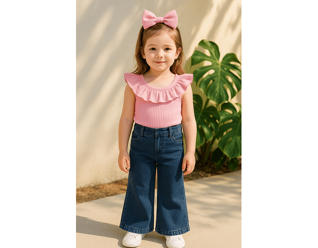 Poleras algodón vuelos 