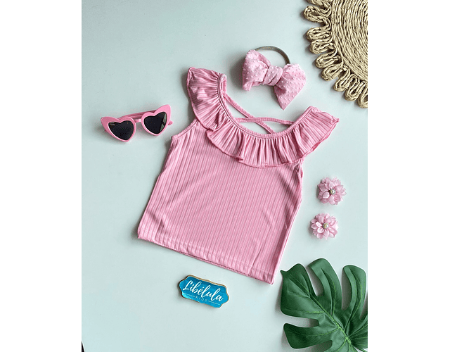 Poleras algodón vuelos 