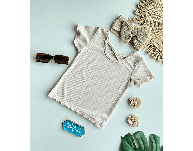 Poleras algodón vuelos 