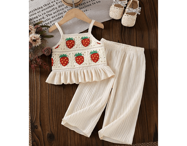 Set tejido y algodón 