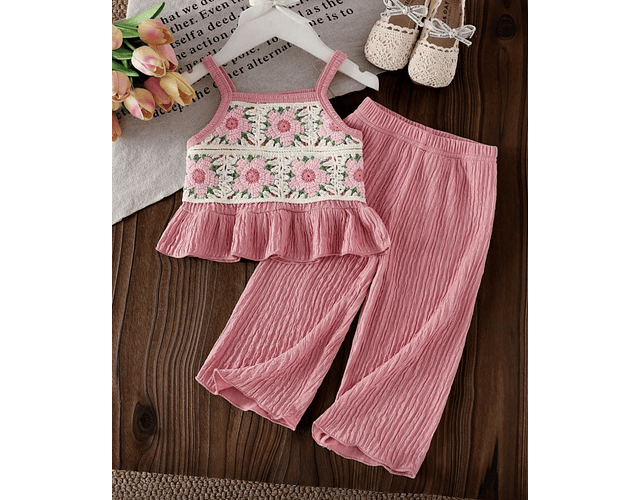 Set tejido y algodón 