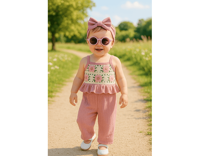 Set tejido y algodón 