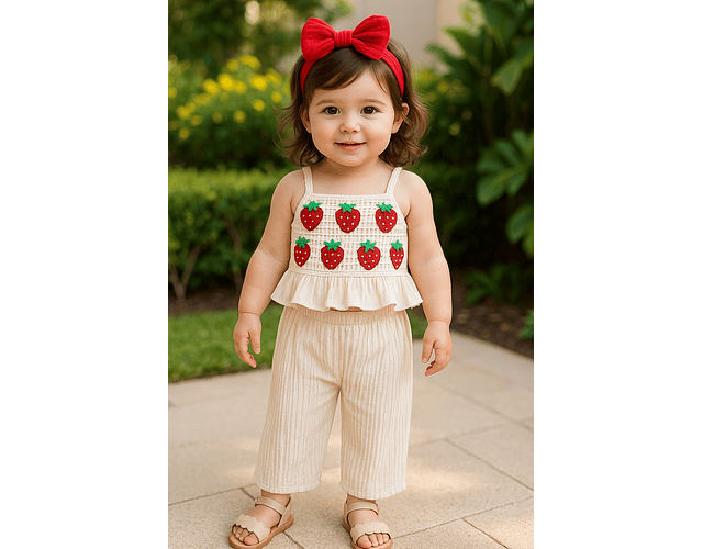 Set tejido y algodón 