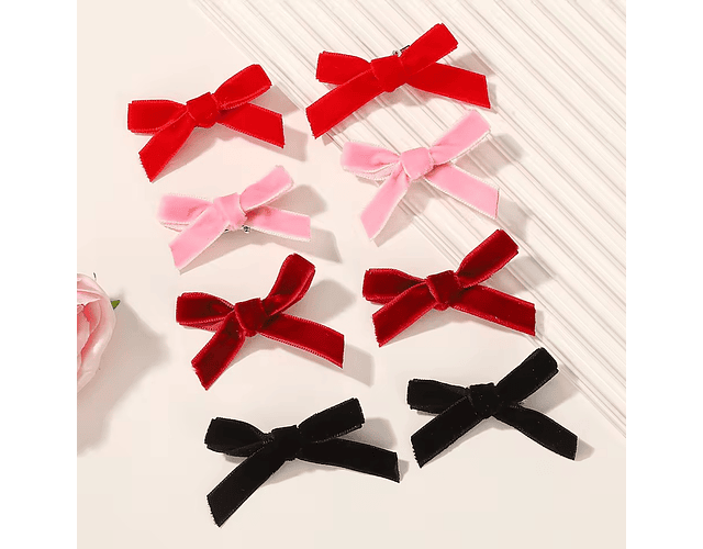 Pinches terciopelo pequeño