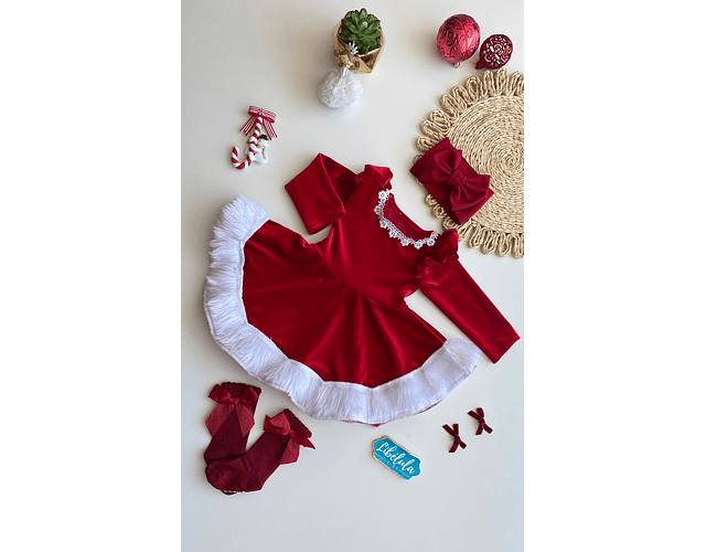 Srita Claus terciopelo 