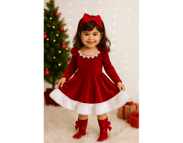 Srita Claus terciopelo 