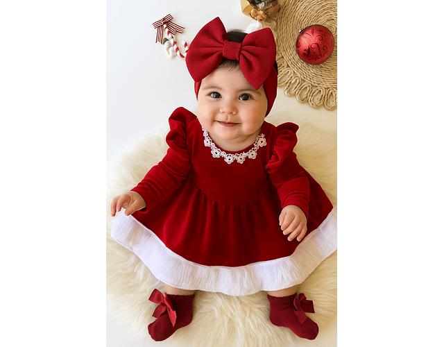 Srita Claus terciopelo 