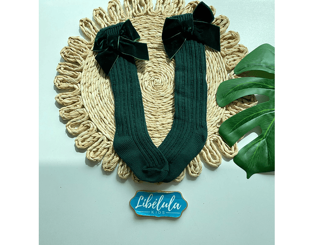 Calcetas tejidas terciopelo 