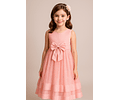 Vestido gala juvenil palo de rosa 