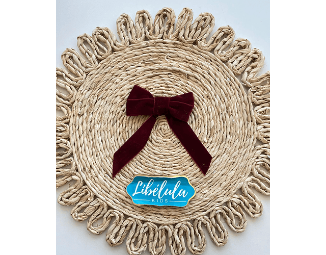 Pinches terciopelo unidad  navideño