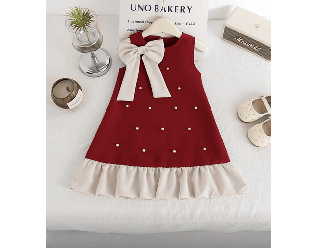 Vestido Anastasia coquette rojo  