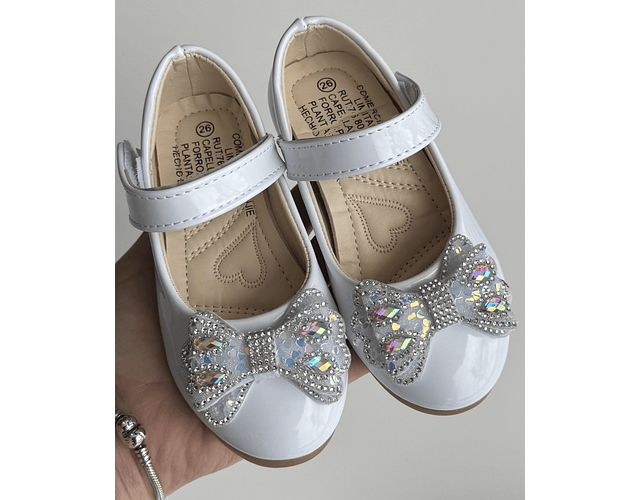 Zapato charol Blanco