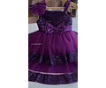 Vestido lujo Lucia violeta 