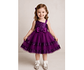 Vestido lujo Lucia violeta 