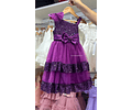 Vestido lujo Lucia violeta 