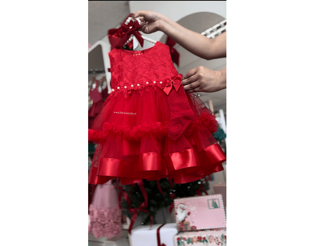 Vestido de Gala Florencia rojo 