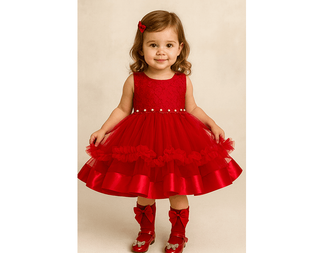 Vestido de Gala Florencia rojo 