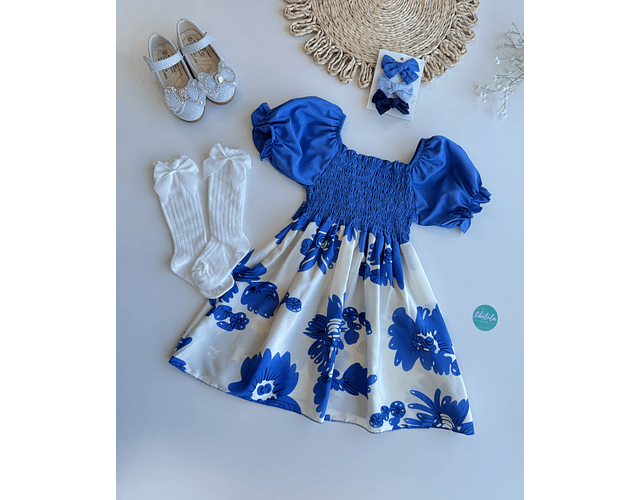 Vestido primaveral flores 