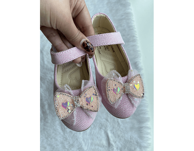 Zapatillas charol cristales 