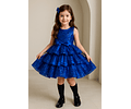 Vestido lujo Lucia azul 