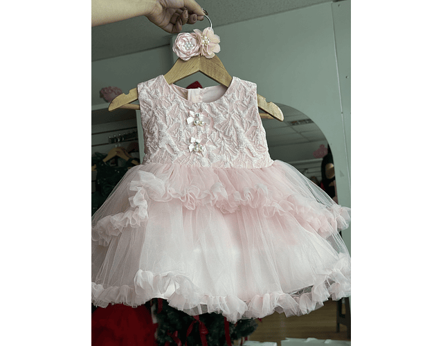 Vestido Gala Zoe rosado 