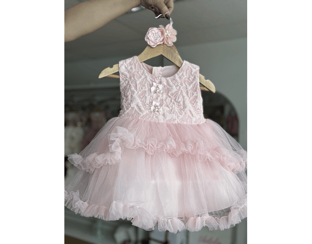 Vestido Gala Zoe rosado 