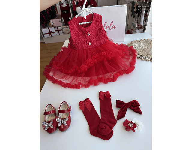 Vestido Gala Zoe rojo 