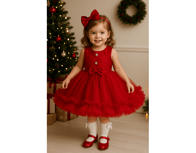 Vestido Gala Zoe rojo 