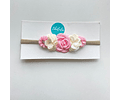 Diadema flores bebé 