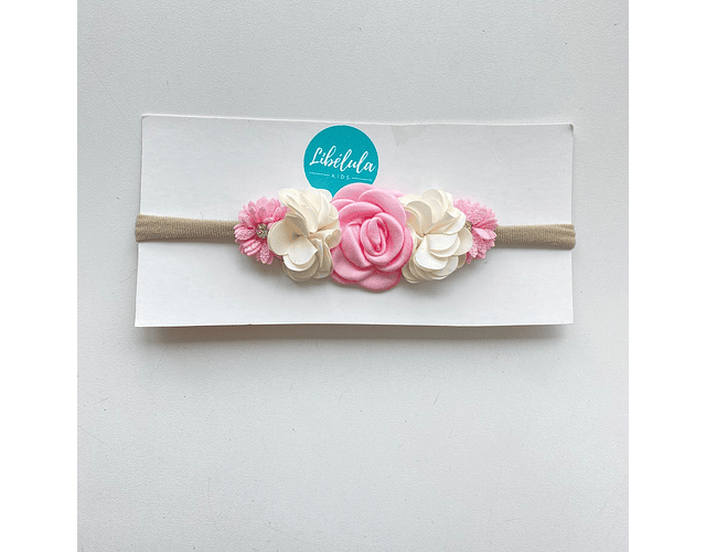 Diadema flores bebé 