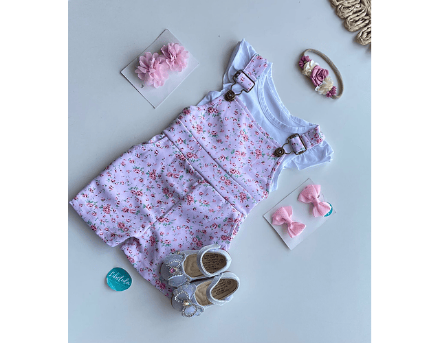 Jardinera + poleras flores 