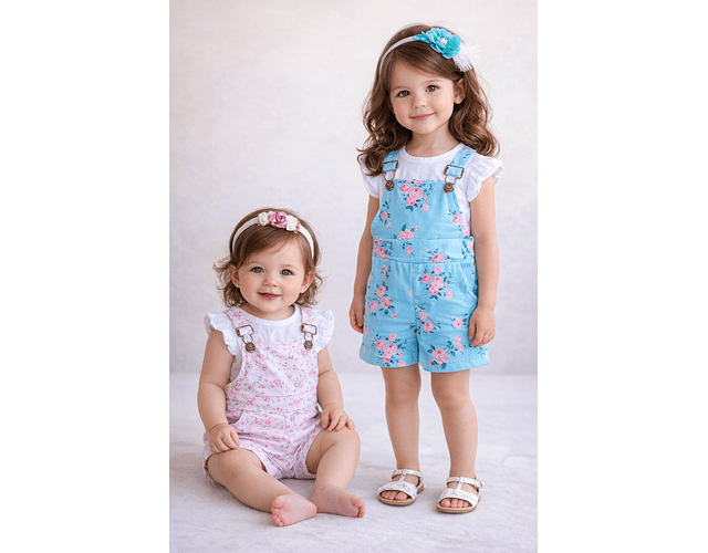 Jardinera + poleras flores 