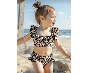 Traje de baño animal print 