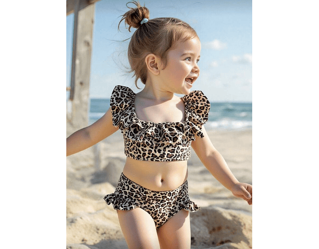 Traje de baño animal print 