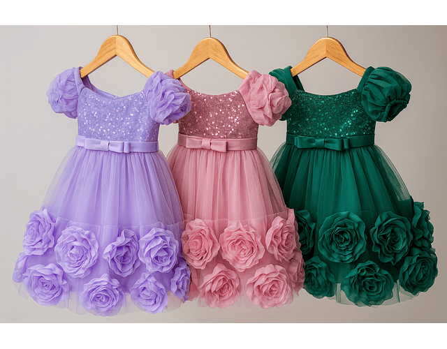 Vestido gala lujo Laura lila 