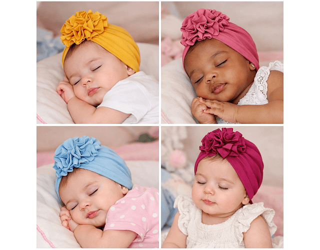 Turbantes algodón :4 por 16.000$ 