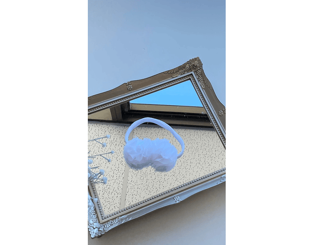 Diadema flores bebé 