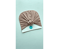 Turbante beige  algodón