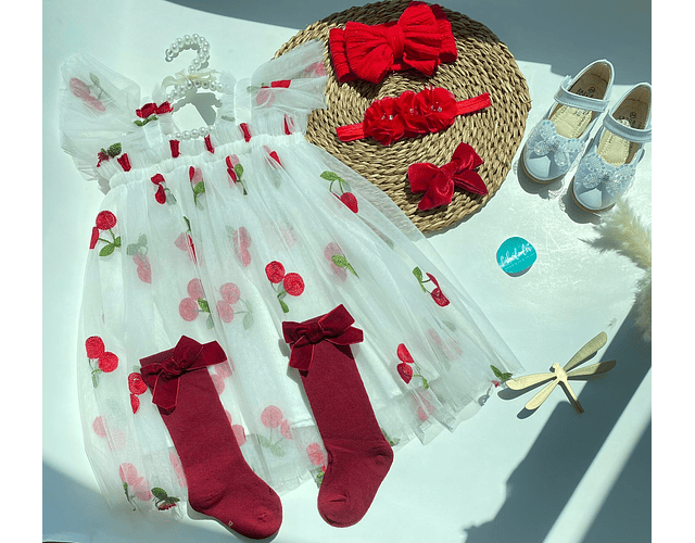 Vestido Rosie cerezas 