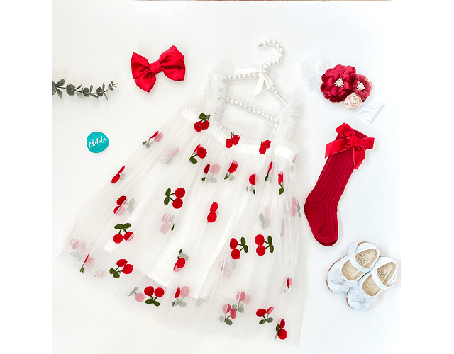Vestido Rosie cerezas 