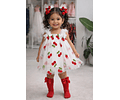 Vestido Rosie cerezas 