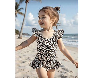 Traje de baño animal print 