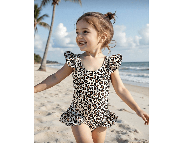 Traje de baño animal print 